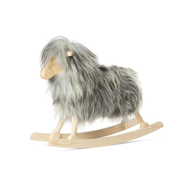 ROCKING SHEEP GRAY LONG WOOL