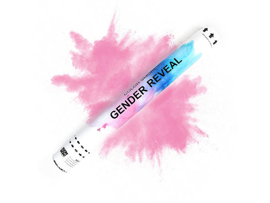 Gender Reveal Smoke Cannons Handheld 45cm