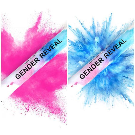 Gender Reveal Smoke Cannons Handheld 45cm