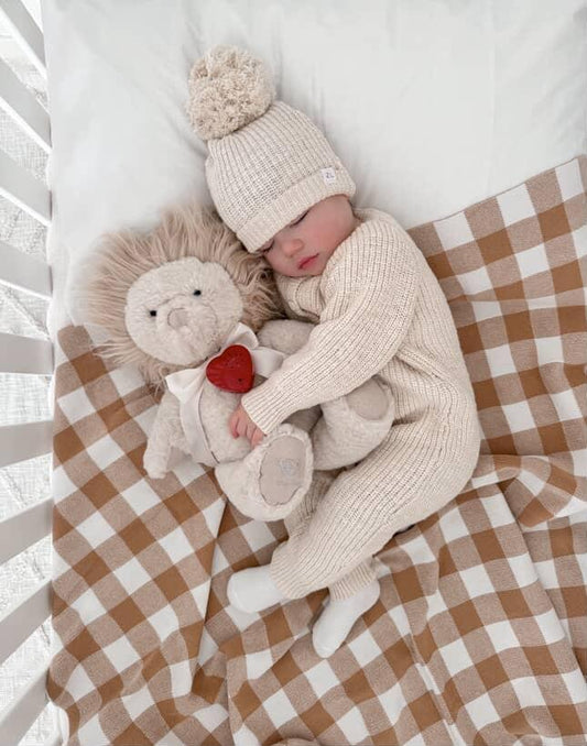 Rory the Heartbeat Lion plush toy — Baby Beats Australia