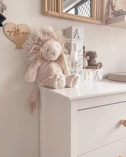 Rory the Heartbeat Lion close-up — Baby Beats Australia